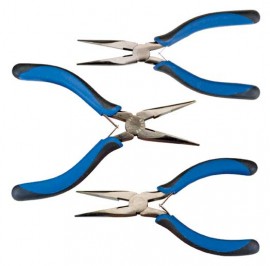 Aurora Tools TLZ790 3-Piece Long Nose Cutting Pliers Set-