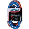 Aurora Tools XC503 TPE-Rubber Extension Cord with light indicator, 12/3 AWG, 15 A, 25'-