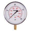 Baker 421AVND Series Pressure Gauge, 0 to 200 psi/0 to 1400 kPa, 4.5&amp;quot; dial, &amp;frac14;&amp;quot; NPT bottom, SS housing-