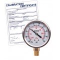 Baker AVNC Series Liquid Filled Pressure Gauge, 30&amp;quot;Hg-0 to 30 psi, 2.5&amp;quot; dial, &amp;frac14;&amp;quot; NPT bottom, SS housing,-