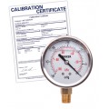 Baker AVNC Series Liquid Filled Pressure Gauge, 30&amp;quot;Hg-0&amp;quot; V AC, 2.5&amp;quot; dial, &amp;frac14;&amp;quot; NPT bottom, SS housing,-