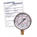 Baker AVNC Series Liquid Filled Pressure Gauge, 0 to 30 psi/0 to 200 kPa, 2.5&amp;quot; dial, &amp;frac14;&amp;quot; NPT bottom, SS housing,-