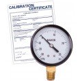 Baker LVBNA Series Pressure Gauge, 30&quot;Hg-0 to 30 psi, 2.5&amp;quot; dial, &amp;frac14;&amp;quot; NPT bottom, SS housing,-