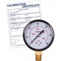 Baker LVBNA Series Pressure Gauge, 0 to 600 psi/0 to 4200 kPa, 2.5&amp;quot; dial, &amp;frac14;&amp;quot; NPT bottom, SS housing,-