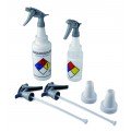 Bel-Art 11620-0050 Polypropylene Trigger Sprayers with adapters, 2-pack-