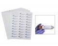 Bel-Art 13491-6725 Cryogenic Storage Label Sheets, white, 600-pack-