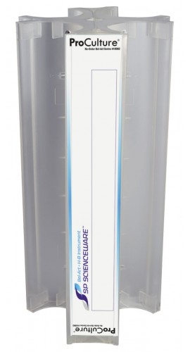 Bel-Art 18982-0014 ProCulture Petri Dish Rack, clear, 14.5"-