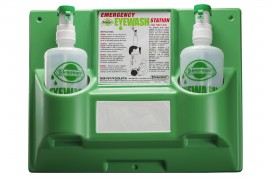 Bel-Art 24868-0000 Emergency Eye Wash Safety Station, 2 bottles, 32 oz-