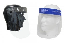 Bel-Art 248741000 Face Shield, CE marked, riveted &amp;#190;&quot; elastic strap-