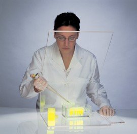 Bel-Art 24976-0003 Beta Acrylic Shield, 20.5 x 16 x 12.375&quot;-