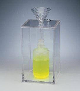 Bel-Art 24990-0000 Open Acrylic Beta Box for wet waste, 1.05 qt-