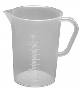 Bel-Art 28991-0000 Tall Form Graduated Pitcher, 1000 ml-