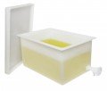 Bel-Art 34094-0000 Polyethylene Rectangular Tank with flanges and faucet, 39 liters-