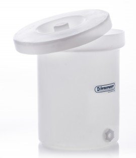 Bel-Art 35106-0000 Polly-Crock Tank with lid, 6 gal, 16&quot;-
