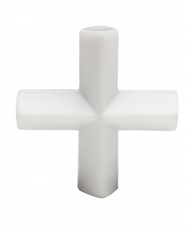 Bel-Art 37144-0114 SpinPlus Magnetic Alnico Stirring Bar, Teflon Coated, 31.8 x 14.3mm, White-