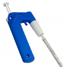 Bel-Art 37904-0002 Fast-Release Pipette Pump III Pipettor, 6.75", blue-