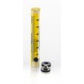 Bel-Art 40400-0025 Riteflow Borosilicate Glass Unmounted Flowmeter, 65 mm, size 4-