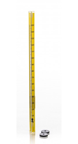 Bel-Art 40401-0125 Riteflow Borosilicate Glass Unmounted Flowmeter, 150 mm, size 3-