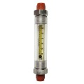 Bel-Art 40402-0025 Riteflow Borosilicate Glass Guarded Flowmeter, 65 mm, size 5-