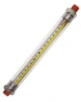 Bel-Art 40403-0055 Riteflow Borosilicate Glass Guarded Flowmeter, 150 mm, size 1-