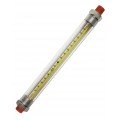 Bel-Art 40403-0055 Riteflow Borosilicate Glass Guarded Flowmeter, 150 mm, size 1-