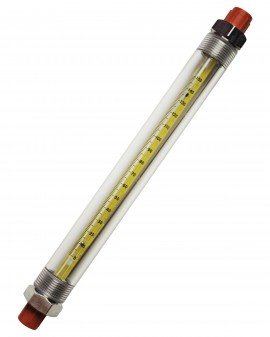 Bel-Art 40403-0145 Riteflow Borosilicate Glass Guarded Flowmeter, 150 mm, size 3-