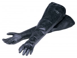 Bel-Art 50025-0409 Glove Box Neoprene Sleeved Gloves for 8&quot; ports, size 9 (medium)-