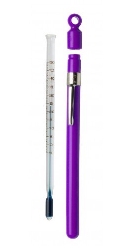 Bel-Art 605700800 Enviro-Safe Thermometer with closed plastic case, 20 to 120&amp;#176;F-
