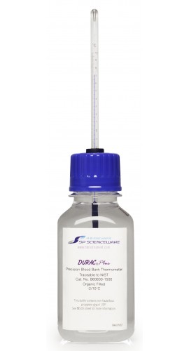 Bel-Art 60600-1500 DURAC Plus Verification Thermometer, -2 to 10&amp;deg;C-