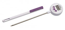 Bel-Art 609001700 DURAC Calibrated Electronic Stem Thermometer, IP65, -58 to 392&amp;#176;F, max-min-