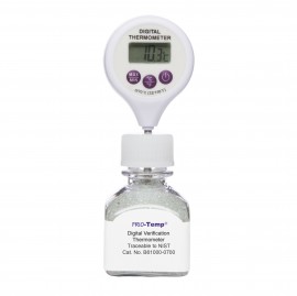 Bel-Art 61000-0700 H-B Frio-Temp Calibrated Electronic Verification Thermometer, 30 ml, glass beads-