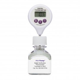 Bel-Art 61000-0700 H-B Frio-Temp Calibrated Electronic Verification Thermometer, 30 ml, glass beads-