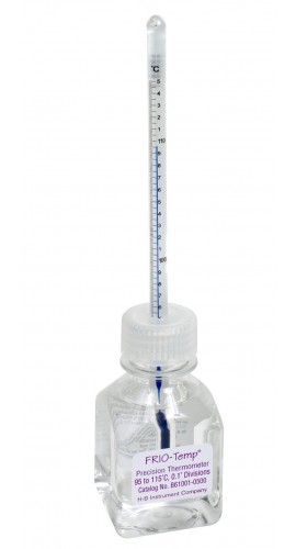 Bel-Art 610010500 FRIO-Temp Oven Verification Thermometer with 60 ml Enviro-Safe-filled bottle, 95 to 115&amp;#176;C,-