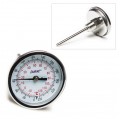 Bel-Art 613107200 DURAC Bi-Metal Thermometer with &amp;#189; NPT, 4.2&quot; stem, 0 to 250&amp;#176;F-