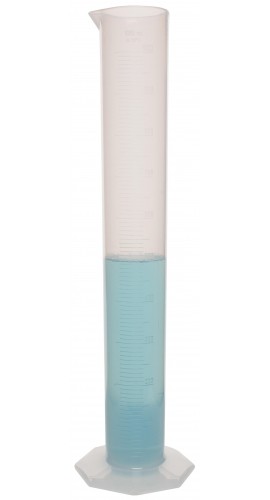 Bel-Art F28458-0000 Single Scale 1000ml Polypropylene Graduated Cylinder, 10.0ml Graduation-