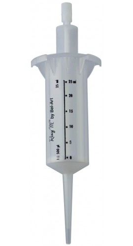 Bel-Art F37300-0016 Roxy M Universal Repeating Pipettor Tips, 50ml, Sterile (pack of 25)-
