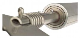 BinMaster 299-0424 Stainless Steel Shaft Guard, 48 x 1.25&amp;quot; diameter-