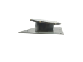 BinMaster 3DMPK-CS10 Flat Mild Carbon Steel Mounting Plate, 10&amp;deg; mild carbon steel powder coated assembly-
