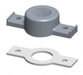 BinMaster 416-0607 Flow Detect Optional Saddle Style Kit with gasket-