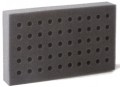 Bio Plas 0010 Foam Test Tube Racks for 10x75mm, 12x75mm, and 13x100mm Tubes, (Pack of 6)-