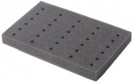 Bio Plas 0021 Foam Test Tube Racks for 500uL, 1.5mL, and 1.8mL Microcentrifuge Tubes, (Pack of 6)-