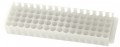 Bio Plas 0060 Microcentrifuge Tube Rack, 80 Wells, Natural, (Pack of 5)-