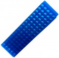 Bio Plas 0070 Microcentrifuge Tube Rack, 80 Wells, Fluorescent Blue, (Pack of 5)-