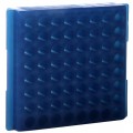 Bio Plas 0082 Microcentrifuge Tube Rack, 64 Wells, Blue, (Pack of 5)-