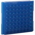 Bio Plas 0082F Microcentrifuge Tube Rack, 64 Wells, Fluorescent Blue , (Pack of 5)-