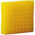 Bio Plas 0086 Microcentrifuge Tube Rack, 64 Wells, Yellow, (Pack of 5)-
