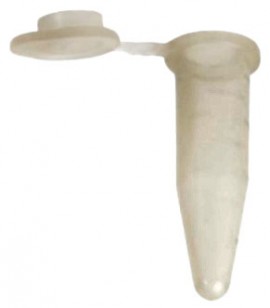 Bio Plas 4030S G-Tube Natural Sterile Premium Flat-Top Microcentrifuge Tube, 1.5 mL, 500-pack-