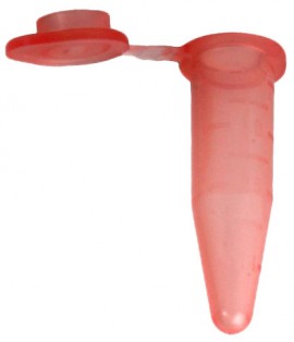 Bio Plas 4031S G-Tube Red Sterile Premium Flat-Top Microcentrifuge Tube, 1.5 mL, 500-pack-