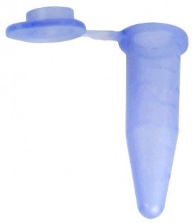 Bio Plas 4033S G-Tube Blue Sterile Premium Flat-Top Microcentrifuge Tube, 1.5 mL, 500-pack-