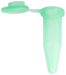 Bio Plas 4034 G-Tube, Flat Top Microcentrifuge Tube, 1.5mL, Green, (Pack of 500)-